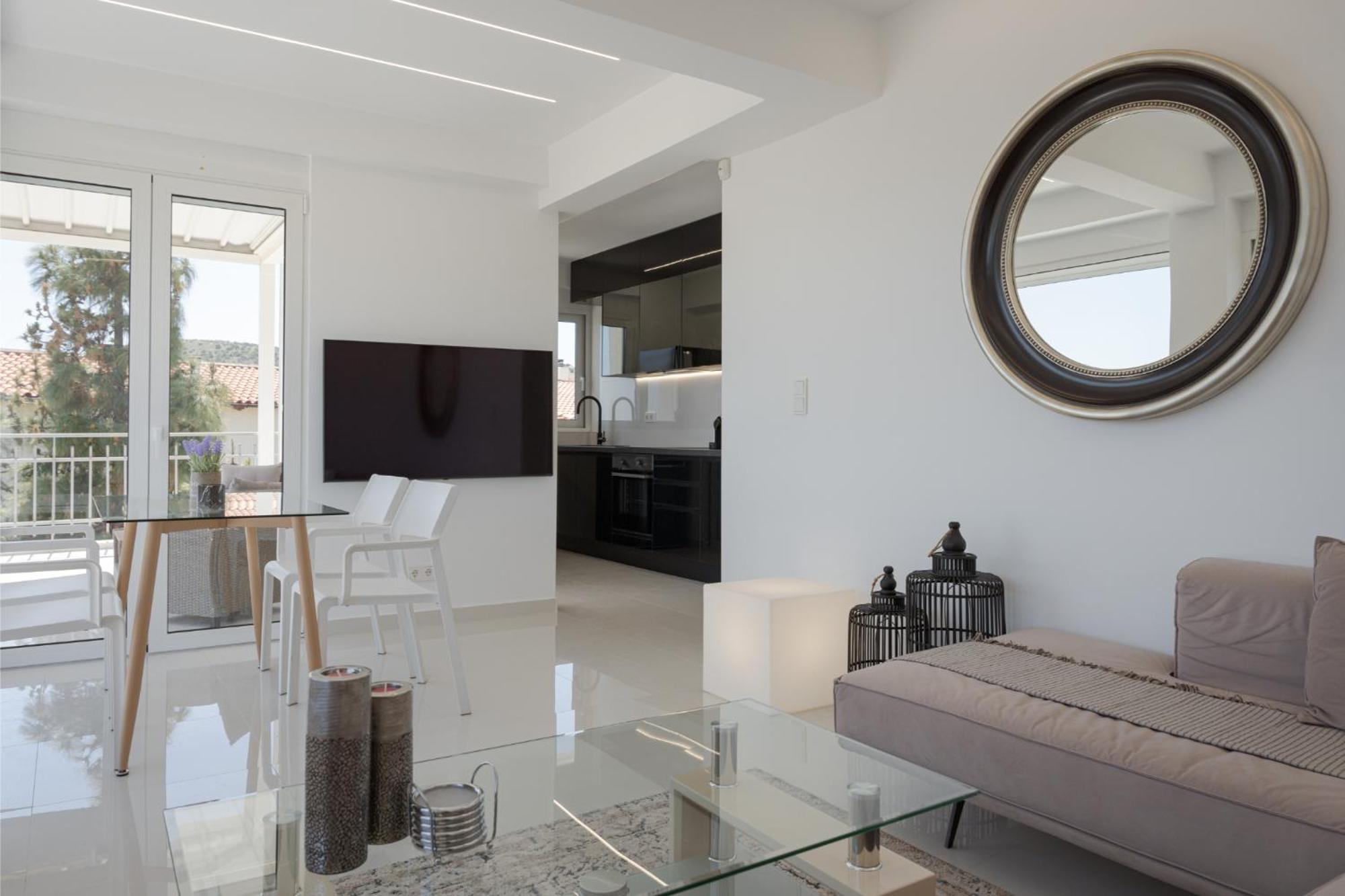 Athenian Riviera Penthouse Apartment Varkiza Esterno foto