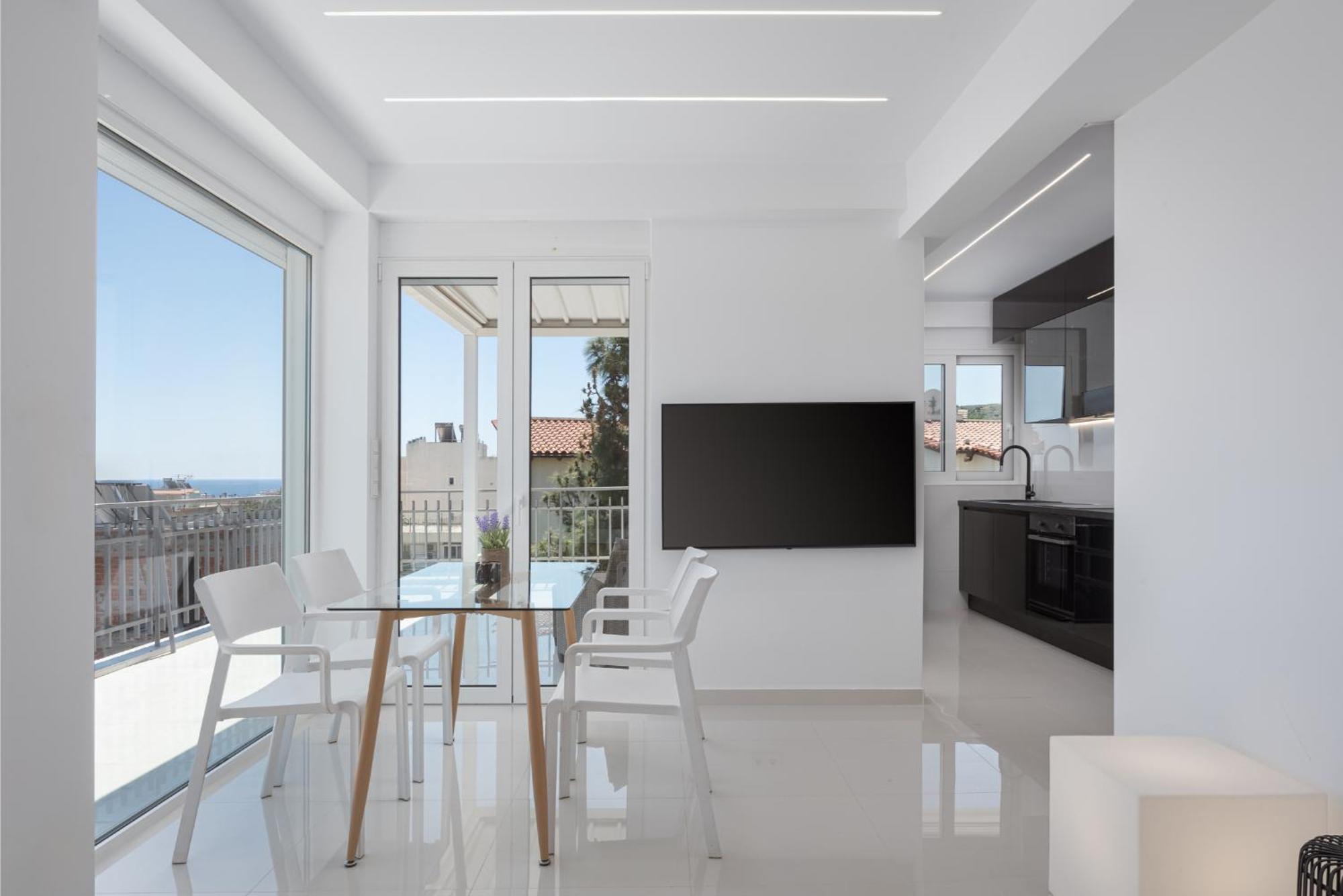 Athenian Riviera Penthouse Apartment Varkiza Esterno foto