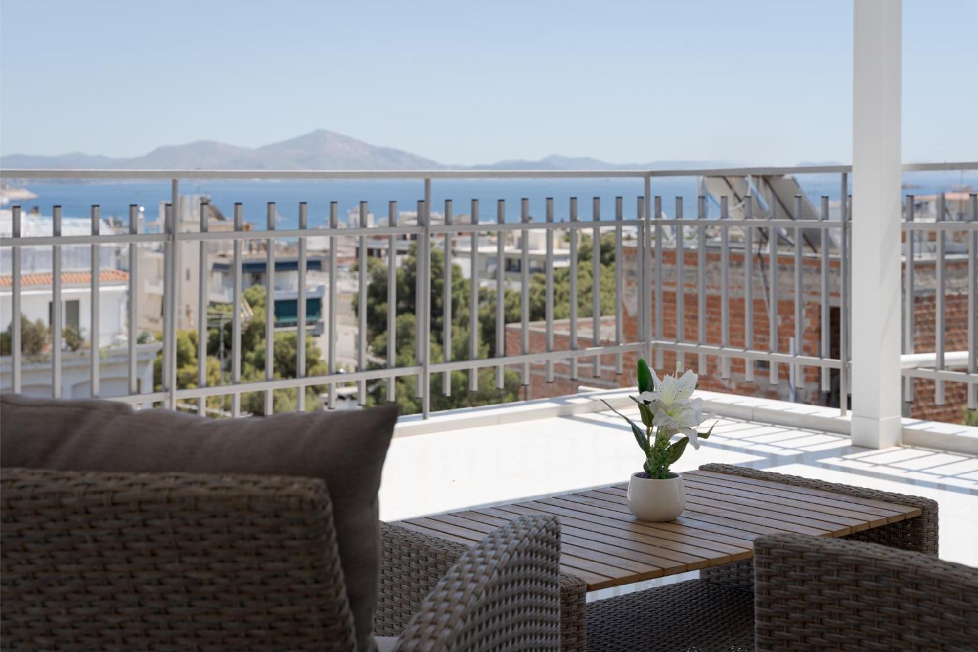 Athenian Riviera Penthouse Apartment Varkiza Esterno foto